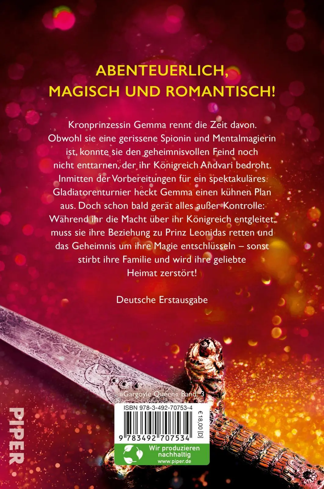 Rückseite: 9783492707534 | Die Splitterklinge | Jennifer Estep | Taschenbuch | Gargoyle Queen