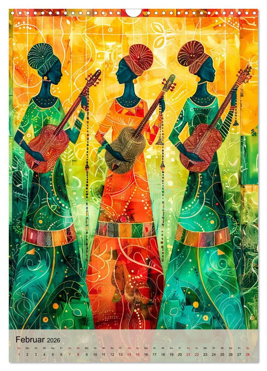 Bild: 9783516247534 | Afrikanische Eleganz - Illustrationen in harmonischen Farben...
