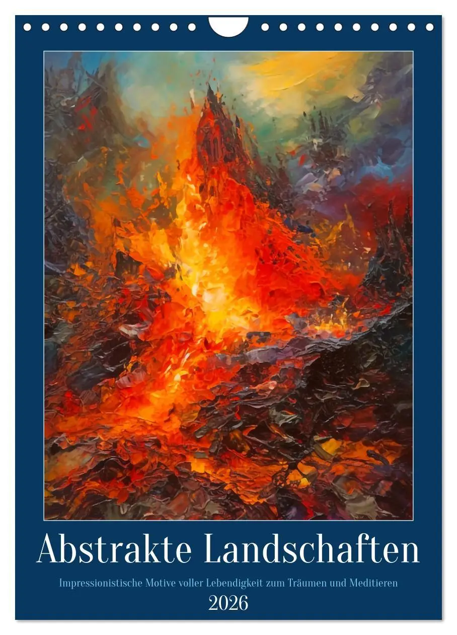 Cover: 9783516317534 | Abstrakte Landschaften (Wandkalender 2026 DIN A4 hoch), CALVENDO...
