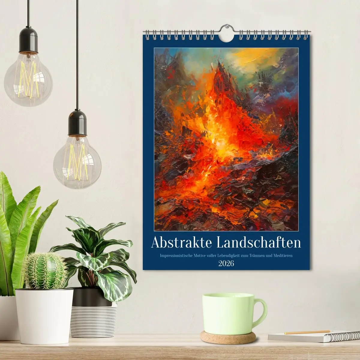 Bild: 9783516317534 | Abstrakte Landschaften (Wandkalender 2026 DIN A4 hoch), CALVENDO...