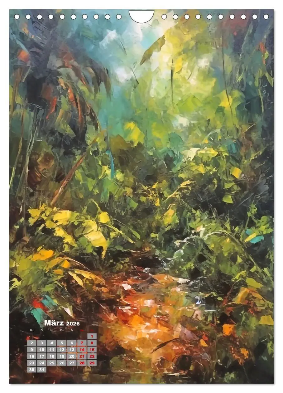 Bild: 9783516317534 | Abstrakte Landschaften (Wandkalender 2026 DIN A4 hoch), CALVENDO...