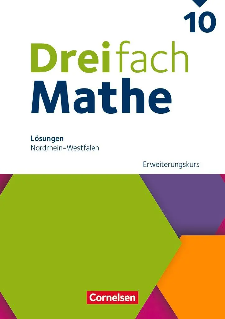 Cover: 9783060437634 | Dreifach Mathe 10. Schuljahr - Erweiterungskurs -...