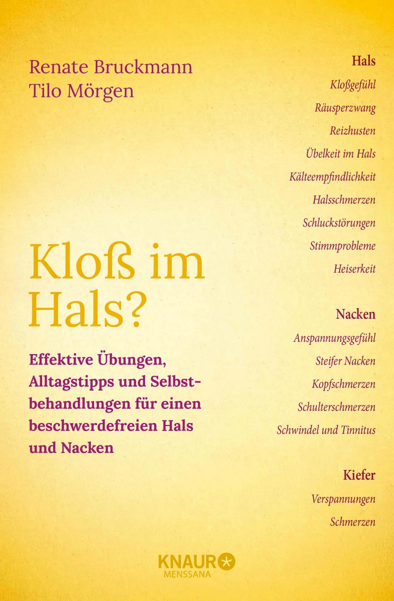 Cover: 9783426217634 | Kloß im Hals? | Renate Bruckmann (u. a.) | Buch | 176 S. | Deutsch