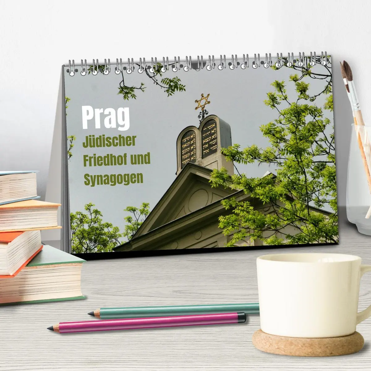Bild: 9783457527634 | Prag. Jüdischer Friedhof und Synagogen (Tischkalender 2026 DIN A5...