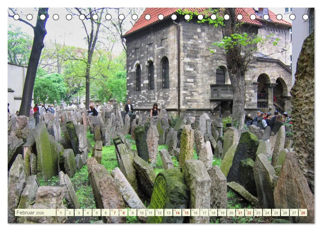 Bild: 9783457527634 | Prag. Jüdischer Friedhof und Synagogen (Tischkalender 2026 DIN A5...
