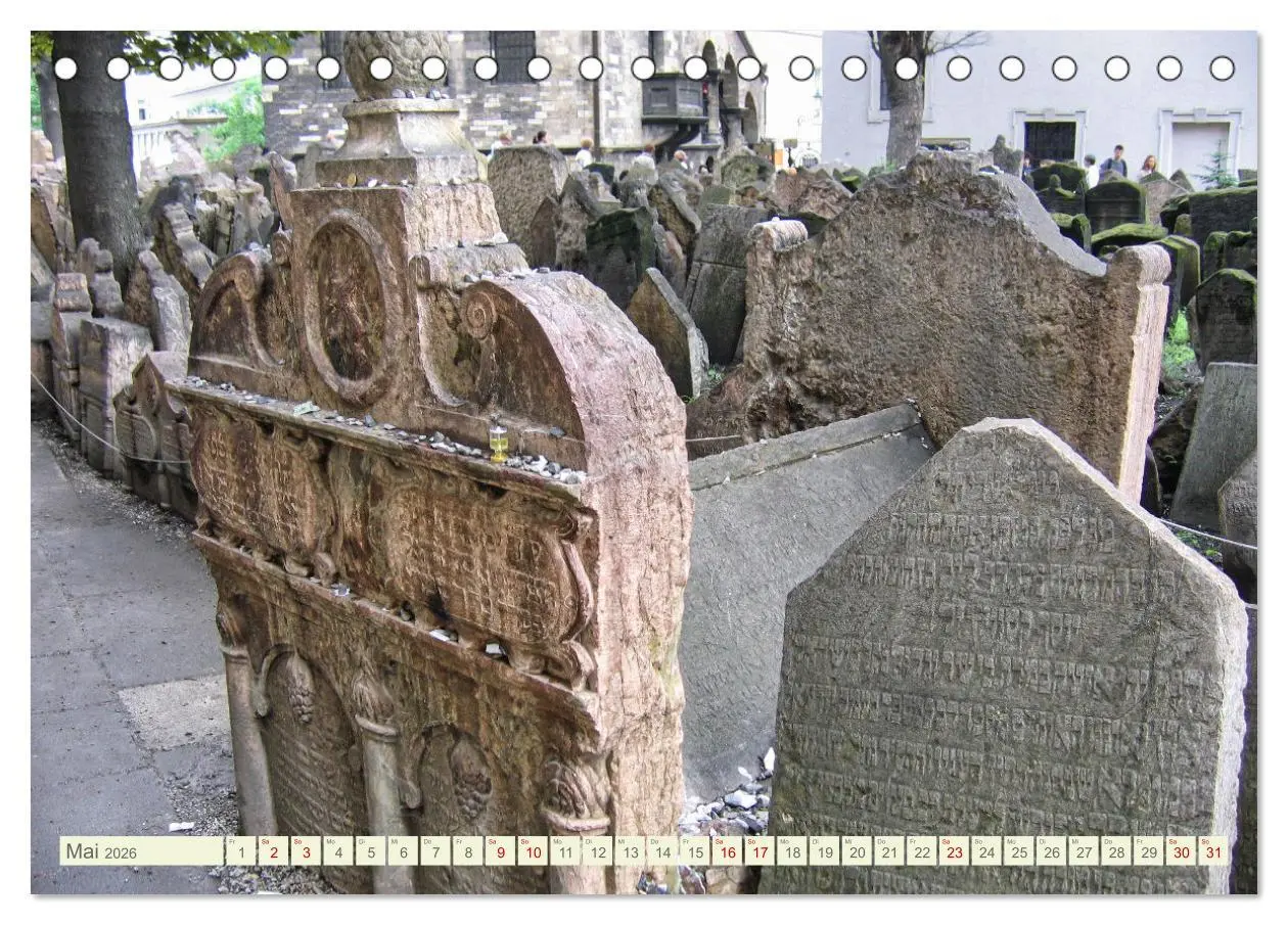 Bild: 9783457527634 | Prag. Jüdischer Friedhof und Synagogen (Tischkalender 2026 DIN A5...