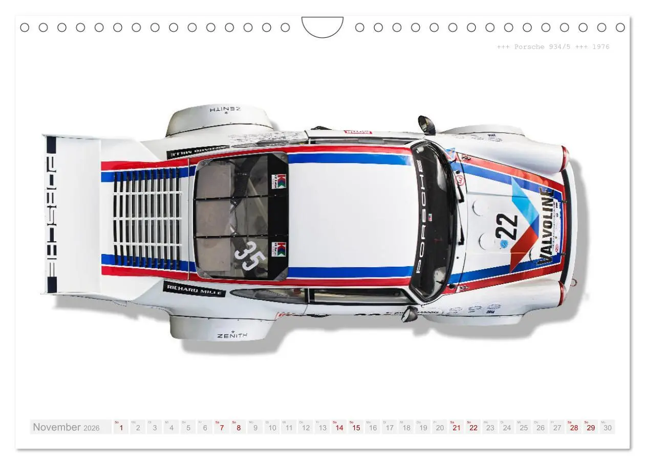 Bild: 9783457697634 | Tourenwagen Classics (Wandkalender 2026 DIN A4 quer), CALVENDO...