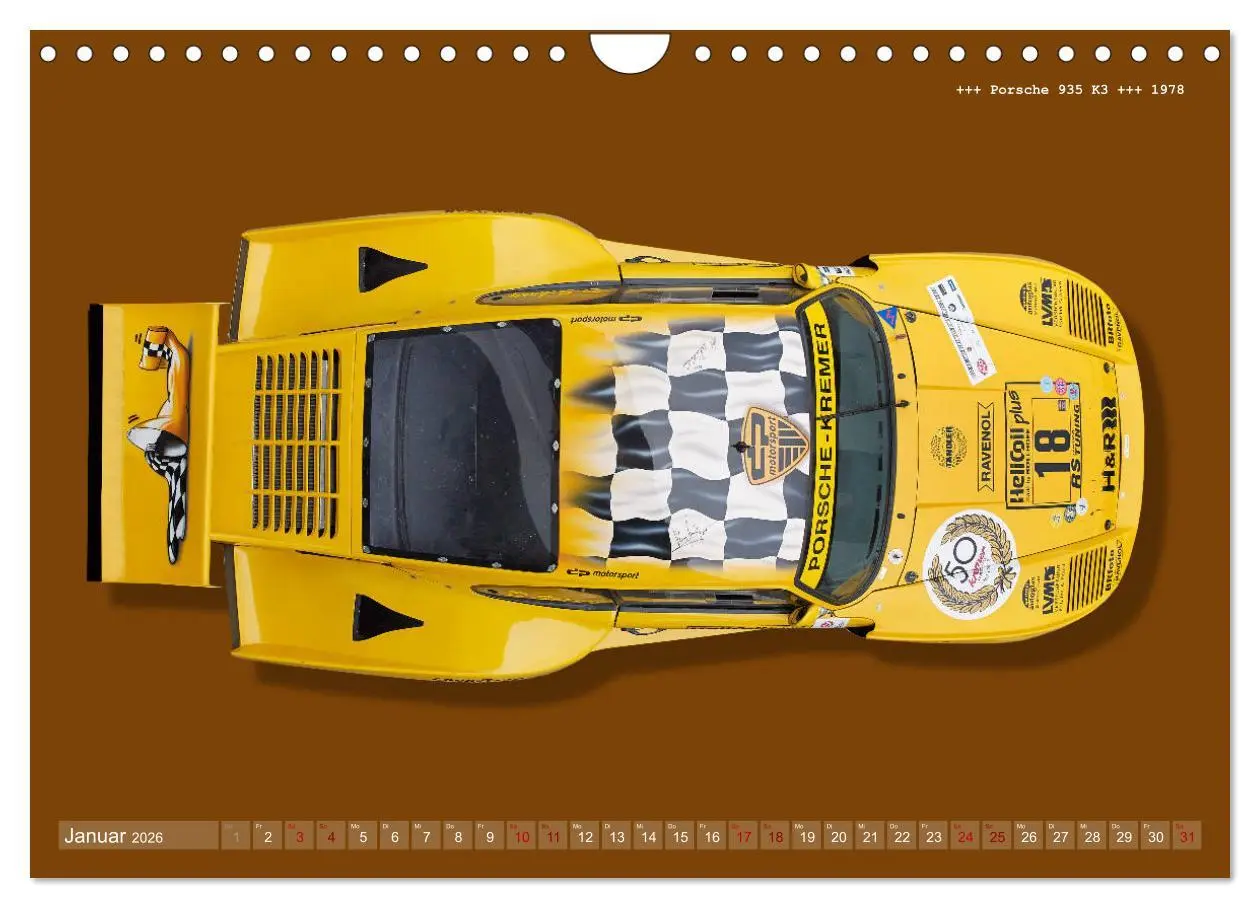 Bild: 9783457697634 | Tourenwagen Classics (Wandkalender 2026 DIN A4 quer), CALVENDO...