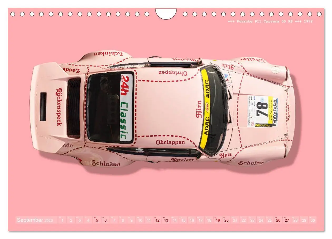 Bild: 9783457697634 | Tourenwagen Classics (Wandkalender 2026 DIN A4 quer), CALVENDO...
