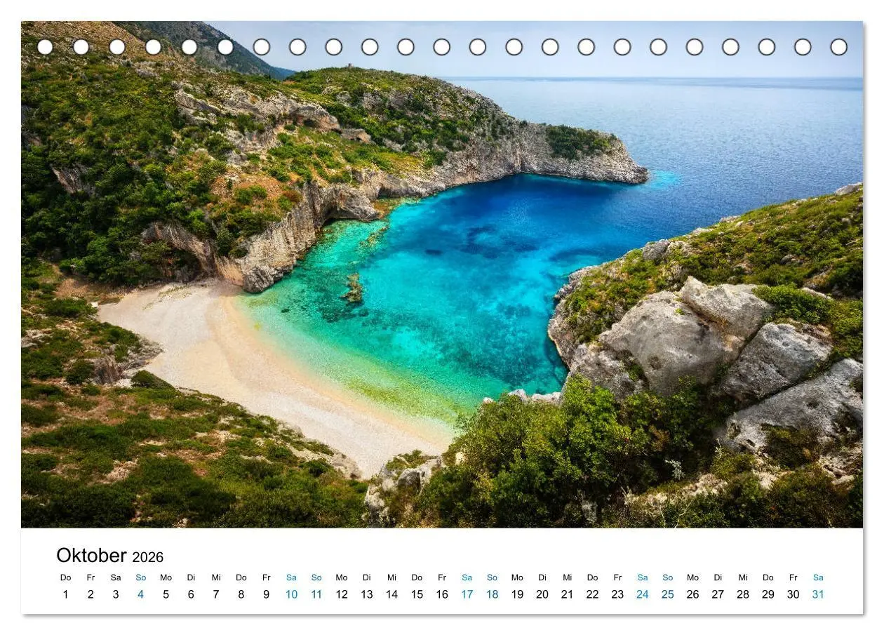 Bild: 9783457837634 | Juwelen des Balkans (Tischkalender 2026 DIN A5 quer), CALVENDO...
