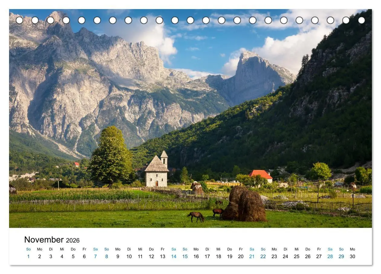 Bild: 9783457837634 | Juwelen des Balkans (Tischkalender 2026 DIN A5 quer), CALVENDO...