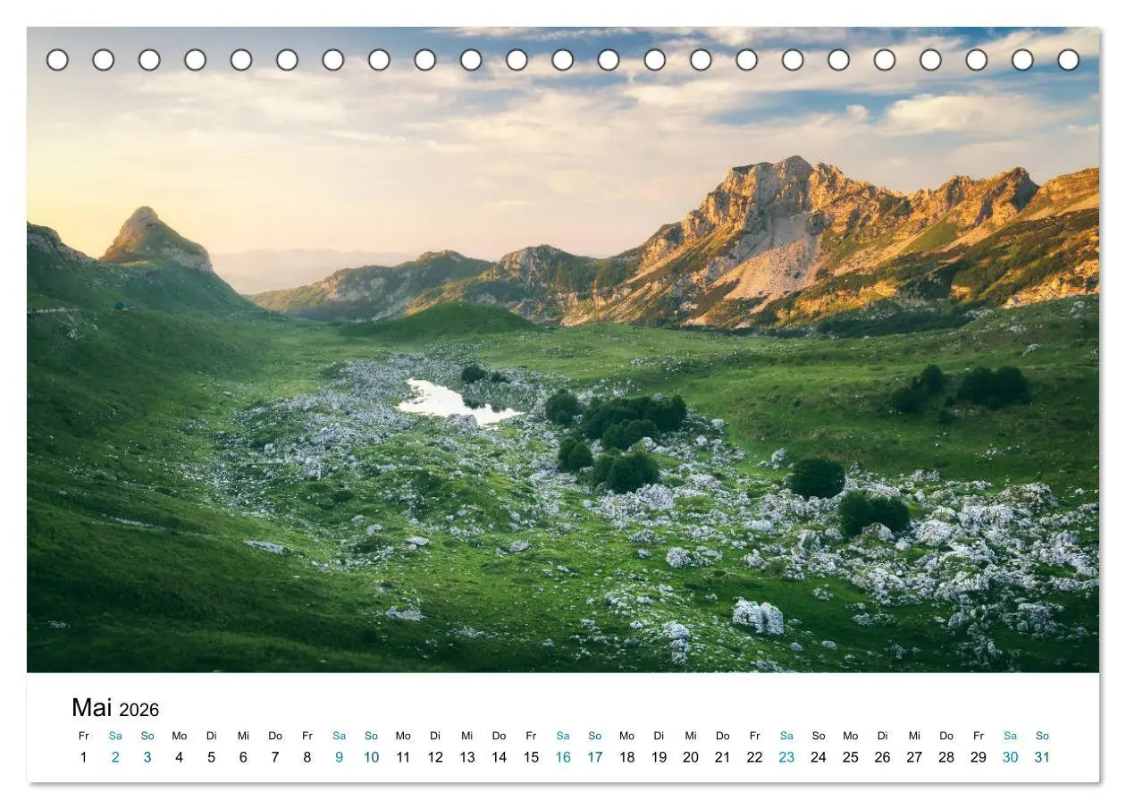 Bild: 9783457837634 | Juwelen des Balkans (Tischkalender 2026 DIN A5 quer), CALVENDO...