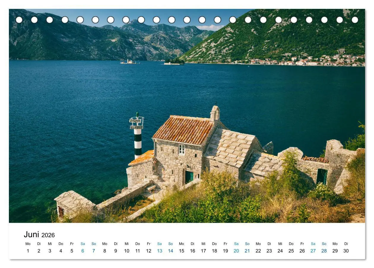 Bild: 9783457837634 | Juwelen des Balkans (Tischkalender 2026 DIN A5 quer), CALVENDO...
