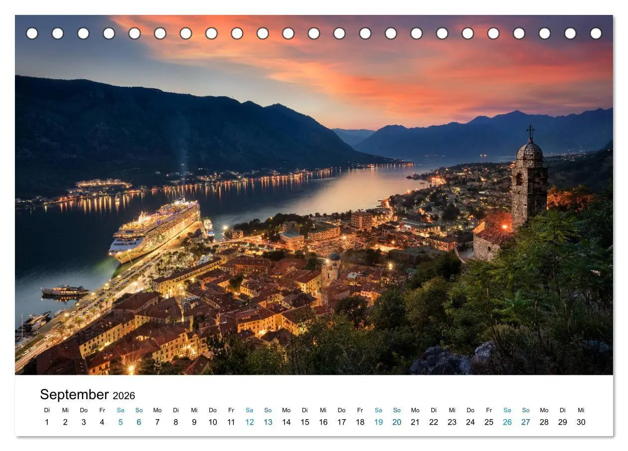 Bild: 9783457837634 | Juwelen des Balkans (Tischkalender 2026 DIN A5 quer), CALVENDO...