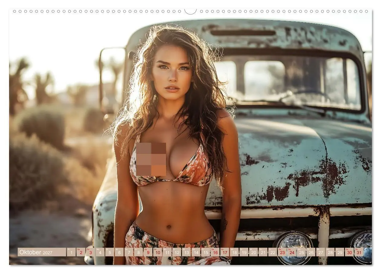Bild: 9783569017634 | Sexy Trucker Girls (Wandkalender 2027 DIN A2 quer), CALVENDO...