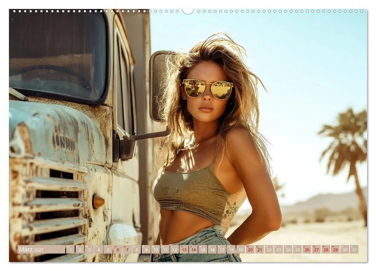 Bild: 9783569017634 | Sexy Trucker Girls (Wandkalender 2027 DIN A2 quer), CALVENDO...