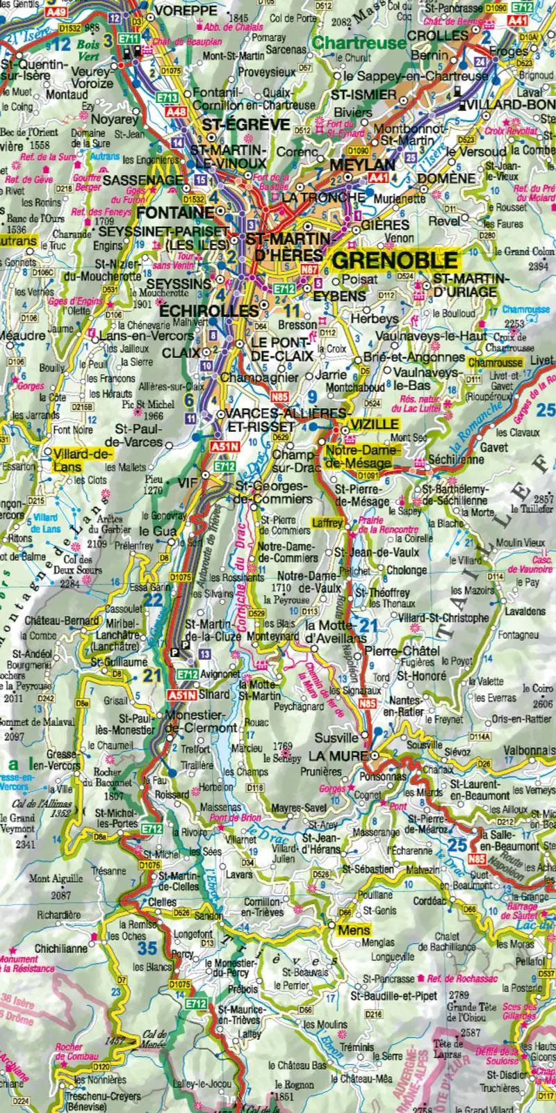 Bild: 9783939997634 | MoTourMaps Rhône-Alpes (Französische Alpen Nord) Auto- und...