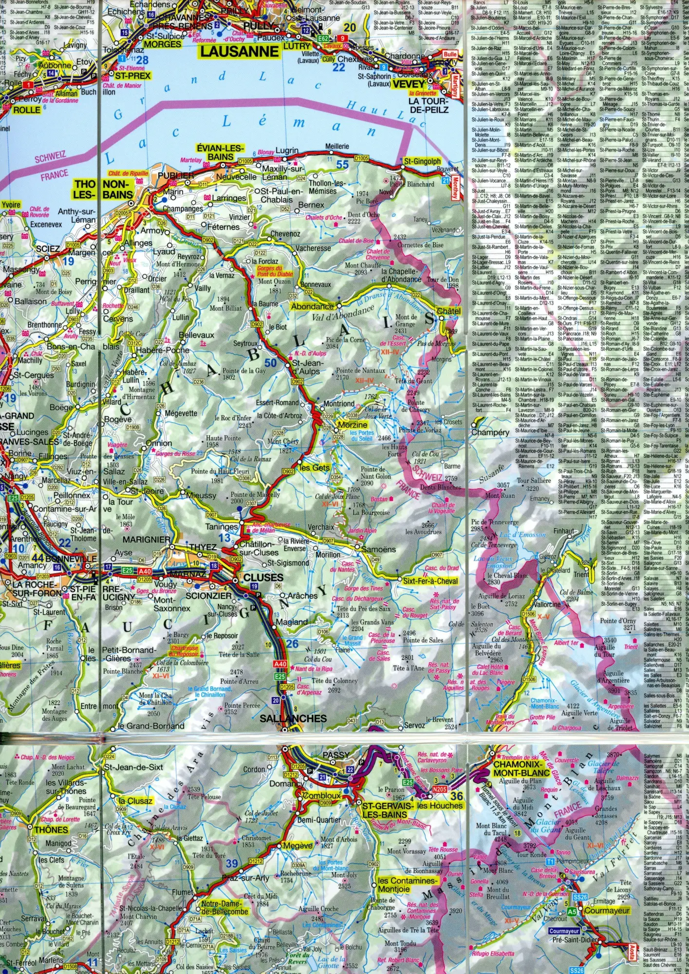 Bild: 9783939997634 | MoTourMaps Rhône-Alpes (Französische Alpen Nord) Auto- und...