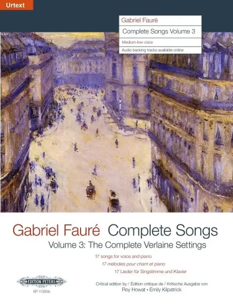 Cover: 9790014117634 | Complete Songs (Medium Voice) | The Complete Verlaine Settings, Urtext