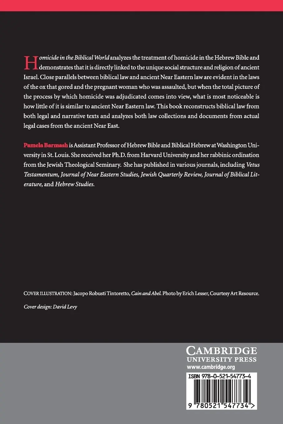 Rückseite: 9780521547734 | Homicide in the Biblical World | Pamela Barmash | Taschenbuch | 2017