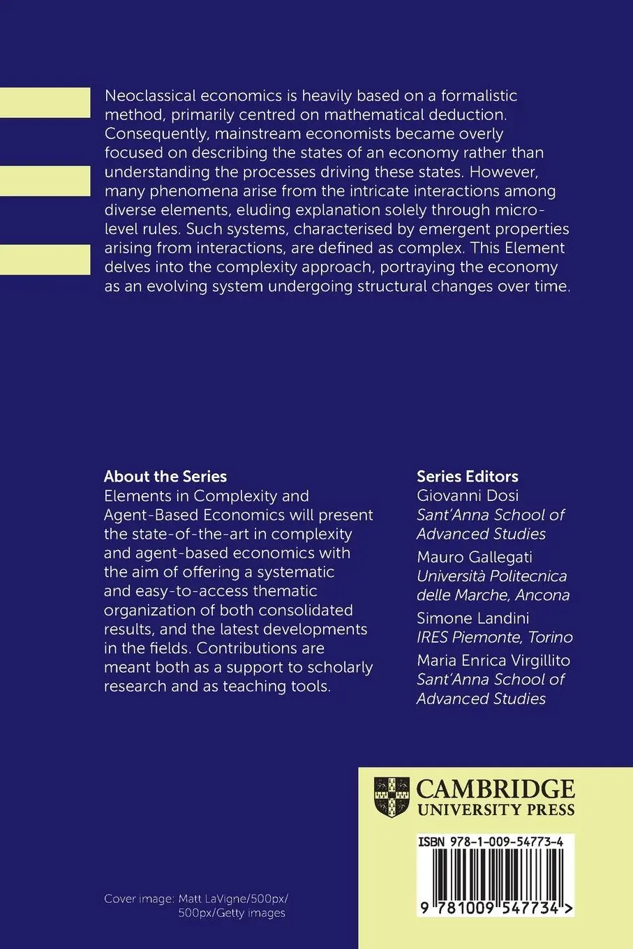 Rückseite: 9781009547734 | Complexity in Economics | Simone Landini (u. a.) | Taschenbuch | 2025