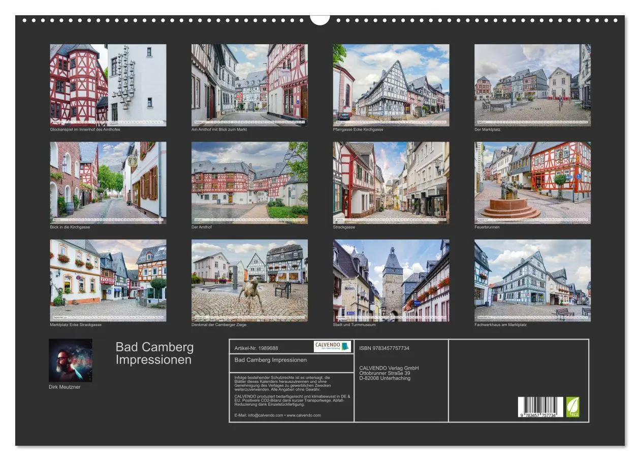 Bild: 9783457757734 | Bad Camberg Impressionen (Wandkalender 2026 DIN A2 quer), CALVENDO...