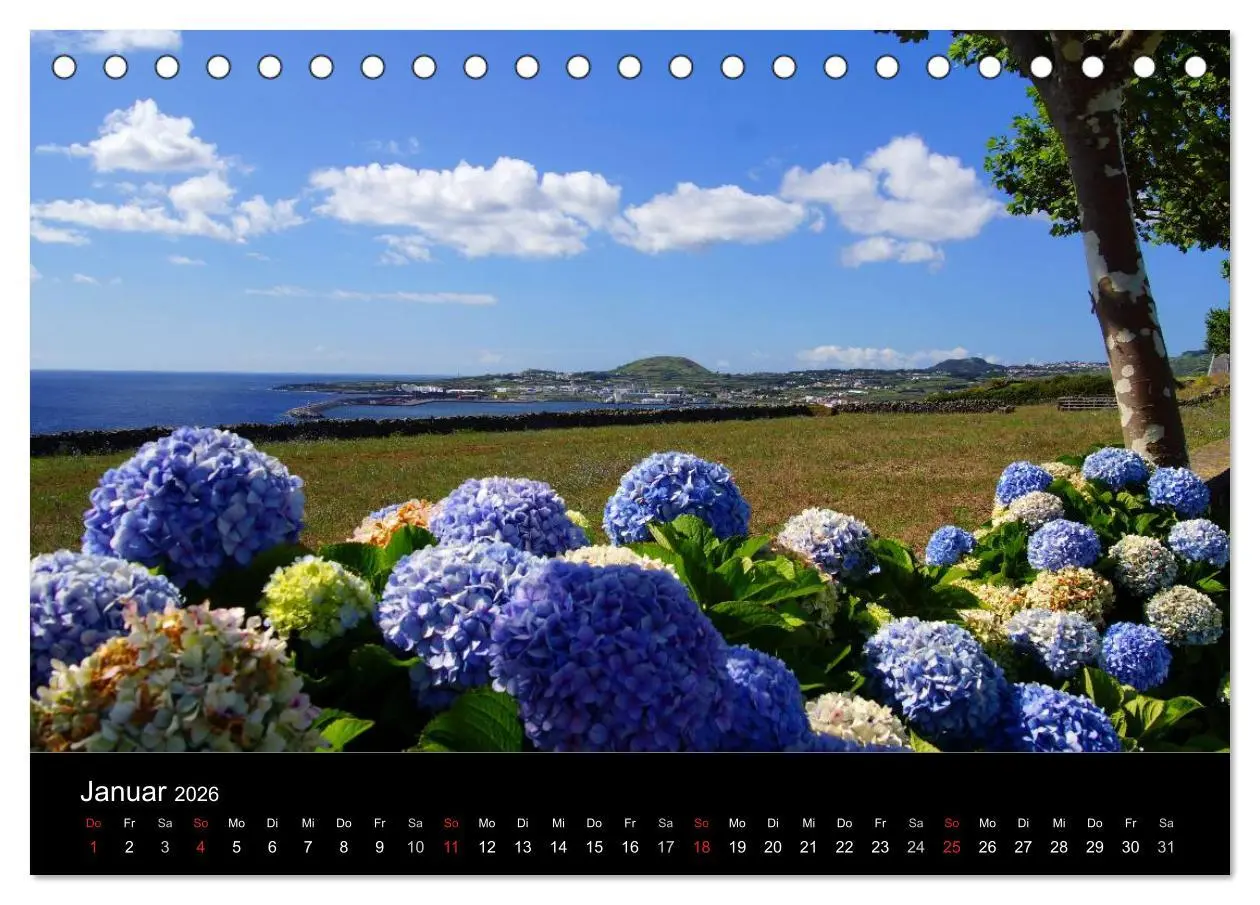 Bild: 9783516087734 | Azoren - Ein Naturerlebnis (Tischkalender 2026 DIN A5 quer),...