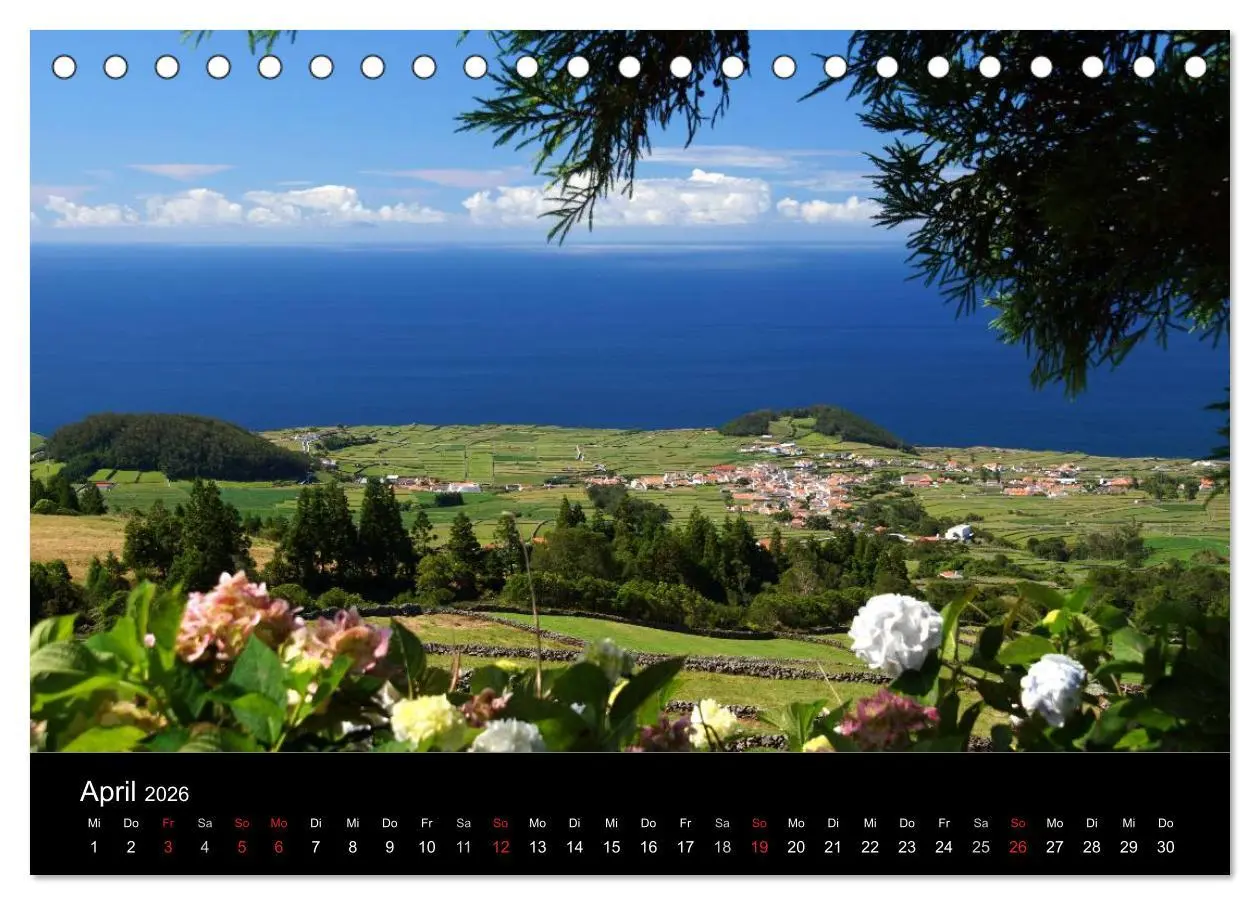 Bild: 9783516087734 | Azoren - Ein Naturerlebnis (Tischkalender 2026 DIN A5 quer),...