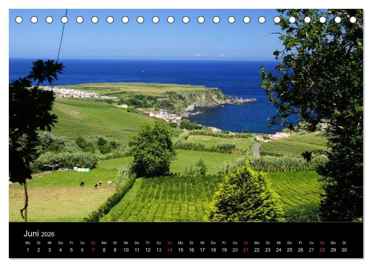 Bild: 9783516087734 | Azoren - Ein Naturerlebnis (Tischkalender 2026 DIN A5 quer),...