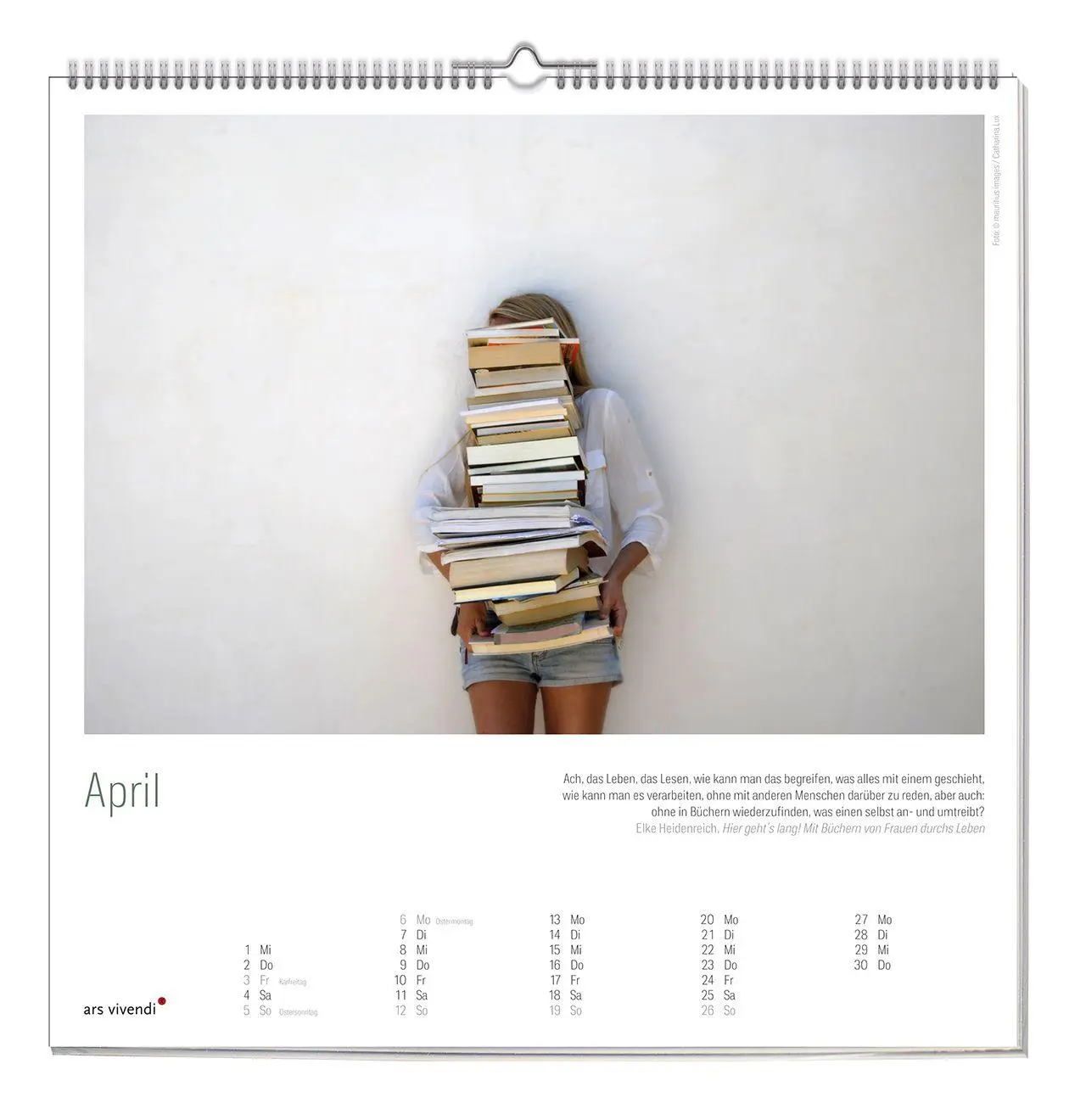 Bild: 9783747207734 | Literarischer Lesen Kalender 2027 | Wandkalender | Vivendi Ars | 12 S.
