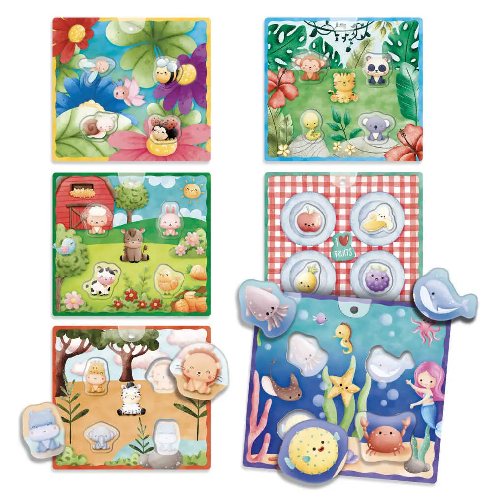 Bild: 8008324107834 | MONTESSORI BABY SOFT fühl Tafeln | Spiel | Kartonschachtel | 107834