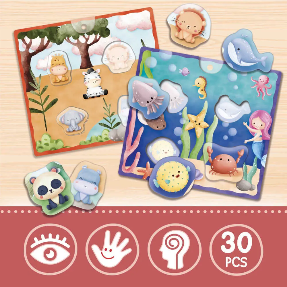 Bild: 8008324107834 | MONTESSORI BABY SOFT fühl Tafeln | Spiel | Kartonschachtel | 107834