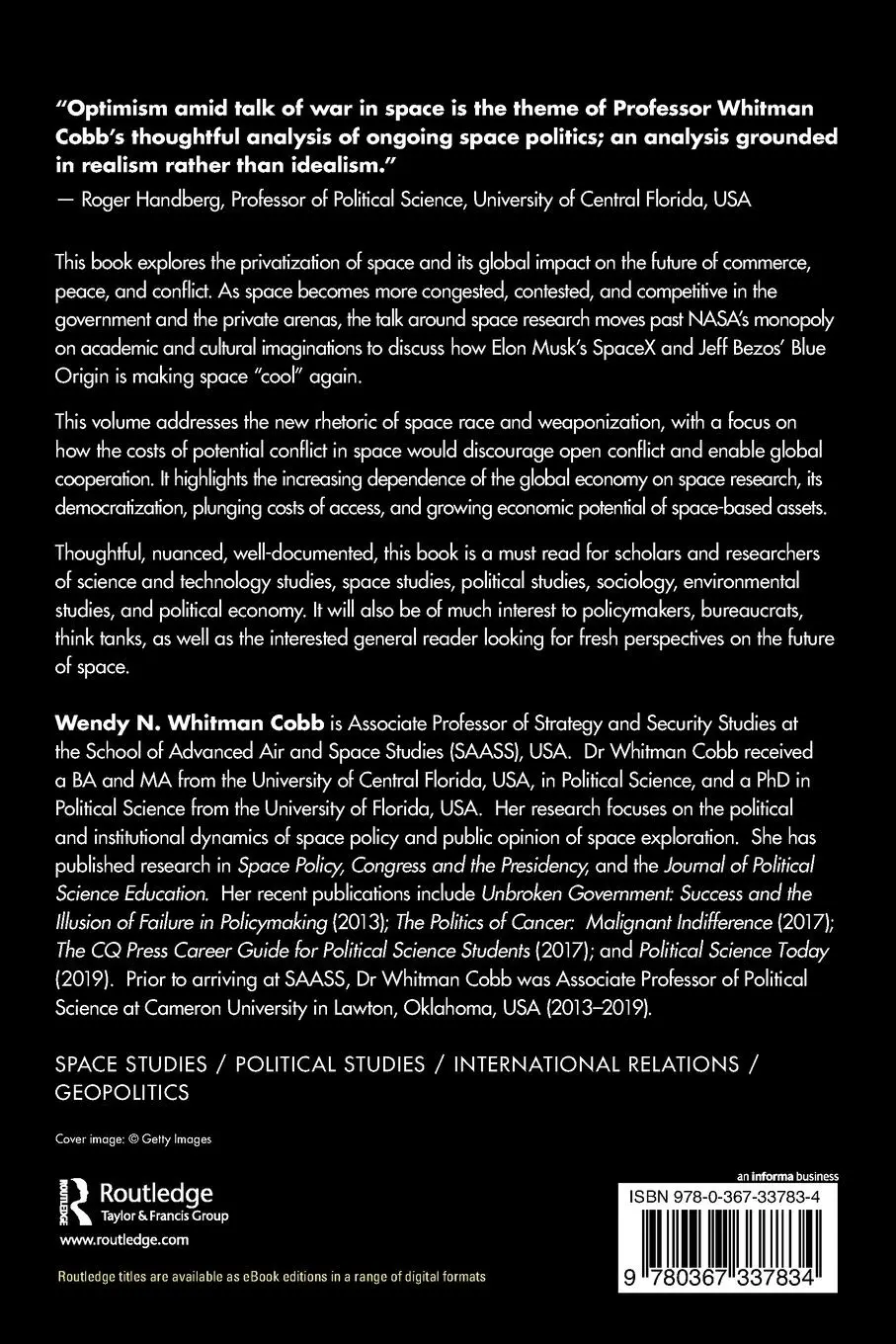Rückseite: 9780367337834 | Privatizing Peace | How Commerce Can Reduce Conflict in Space | Cobb