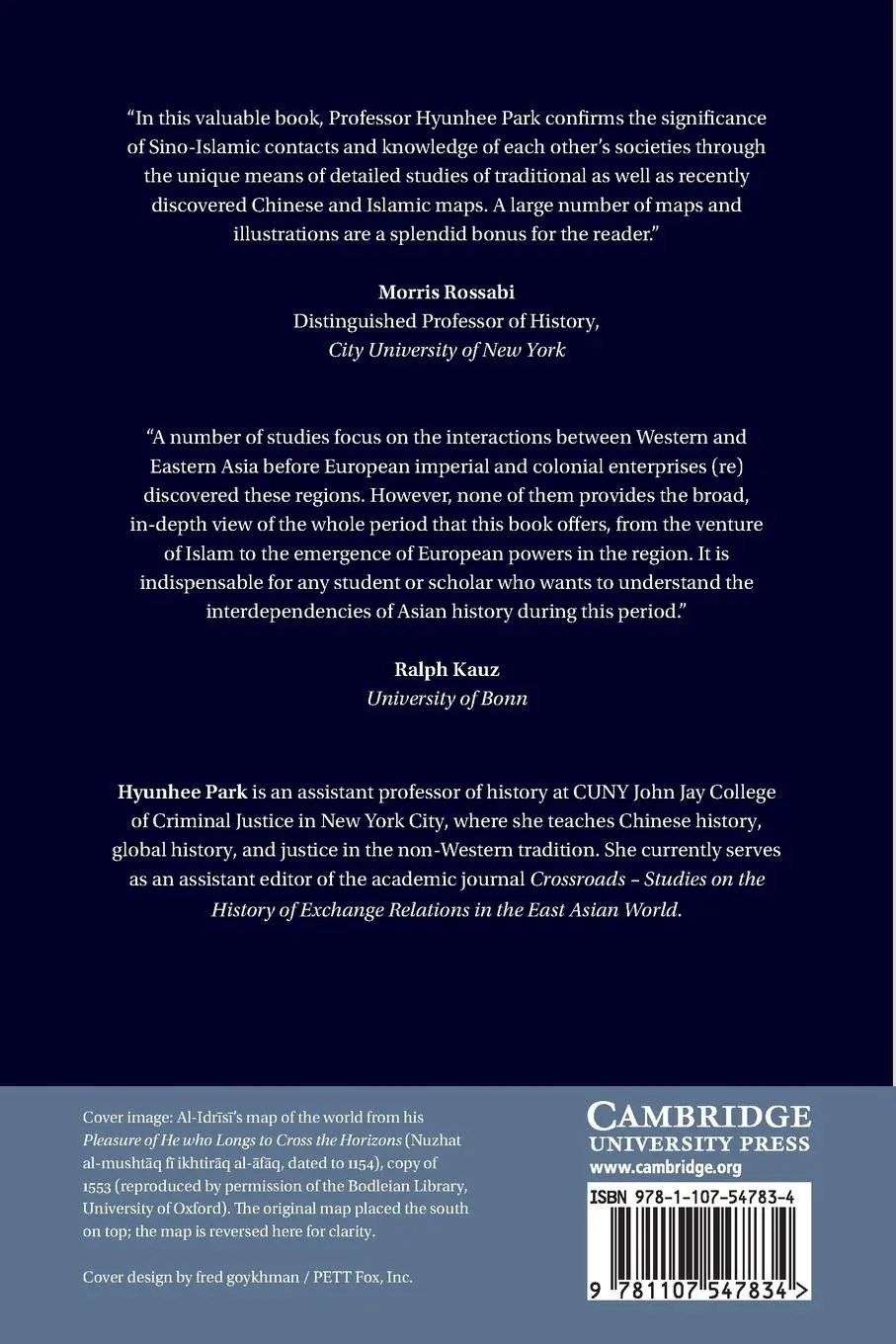 Rückseite: 9781107547834 | Mapping the Chinese and Islamic Worlds | Hyunhee Park | Taschenbuch