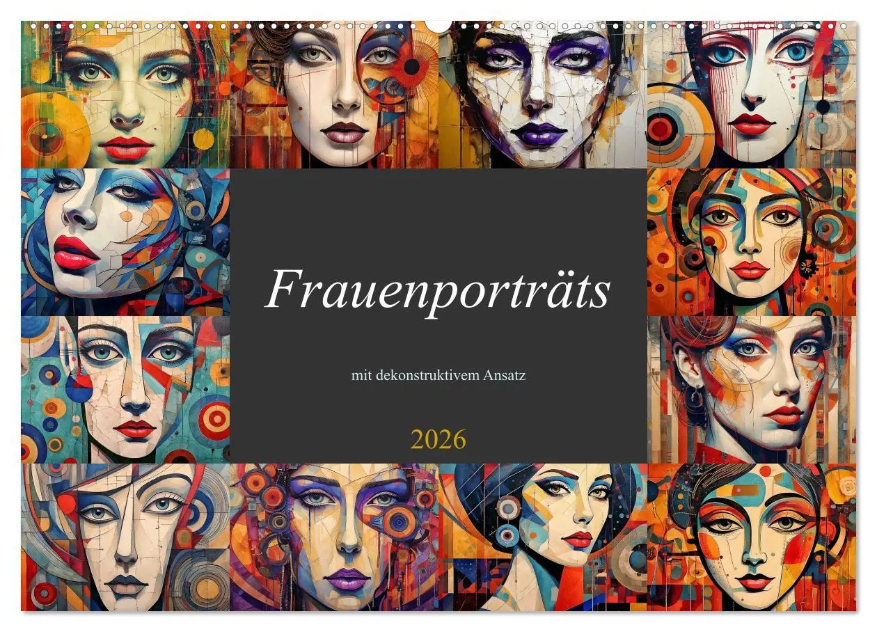 Cover: 9783457297834 | Frauenporträts mit dekonstruktivem Ansatz (Wandkalender 2026 DIN A2...