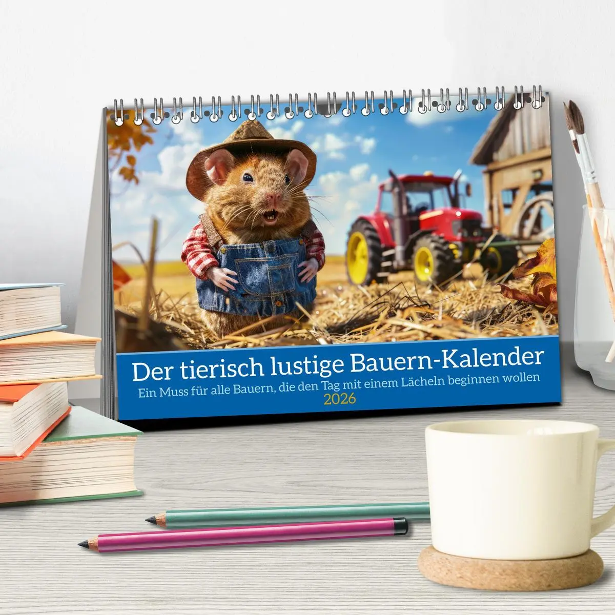 Bild: 9783457367834 | Der tierisch lustige Bauern-Kalender (Tischkalender 2026 DIN A5...