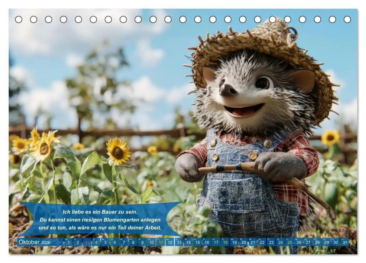 Bild: 9783457367834 | Der tierisch lustige Bauern-Kalender (Tischkalender 2026 DIN A5...