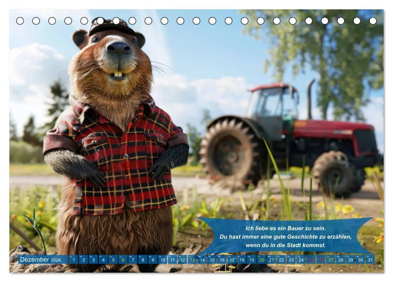 Bild: 9783457367834 | Der tierisch lustige Bauern-Kalender (Tischkalender 2026 DIN A5...