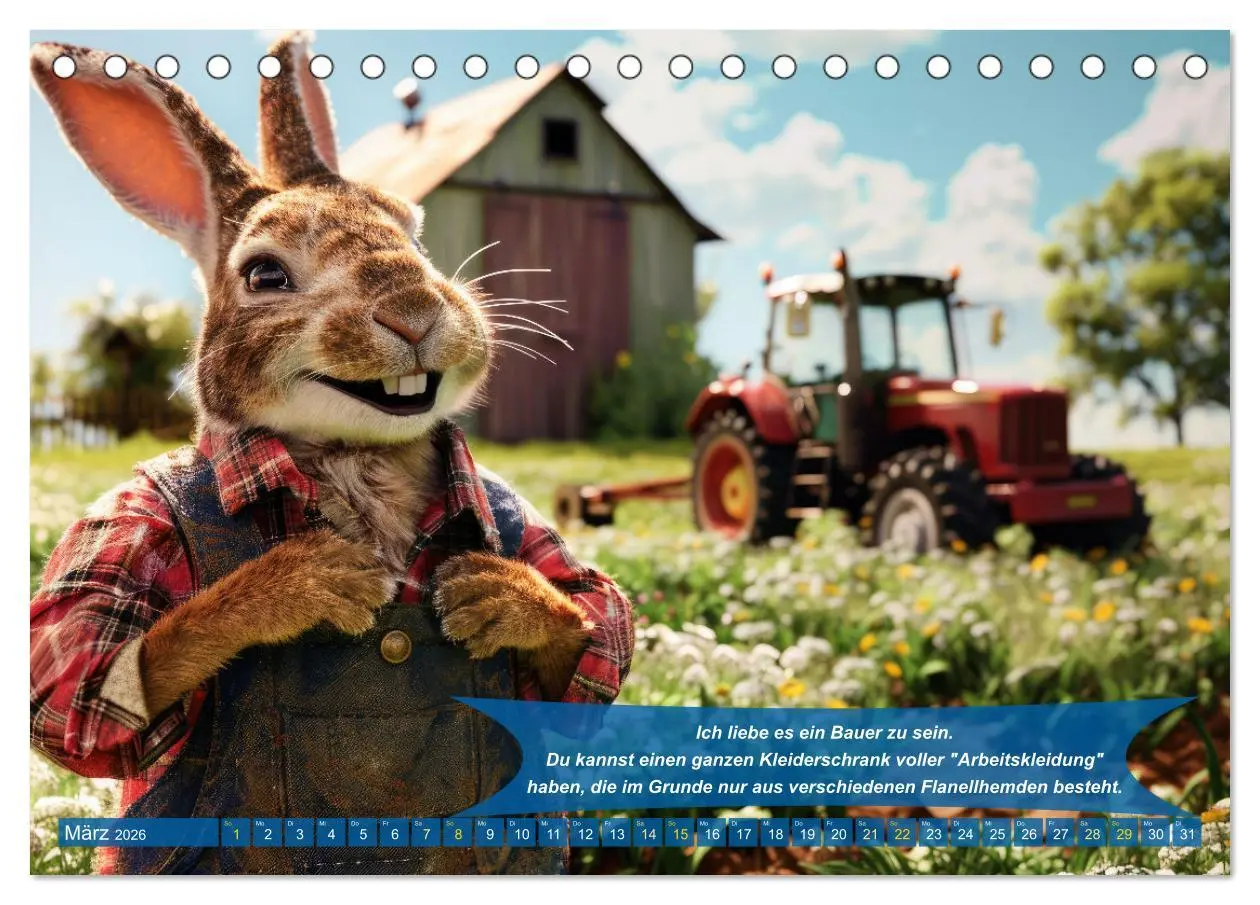 Bild: 9783457367834 | Der tierisch lustige Bauern-Kalender (Tischkalender 2026 DIN A5...