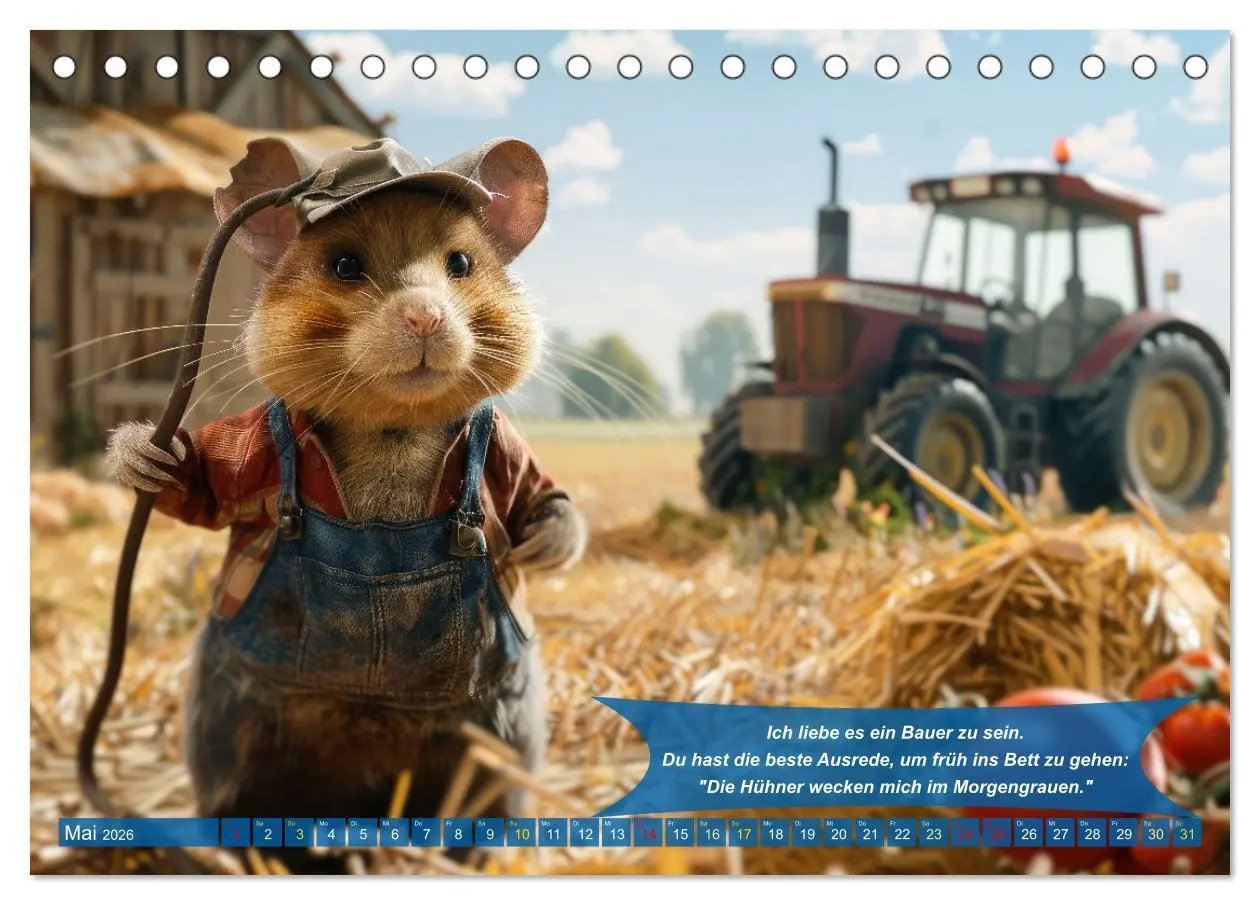 Bild: 9783457367834 | Der tierisch lustige Bauern-Kalender (Tischkalender 2026 DIN A5...