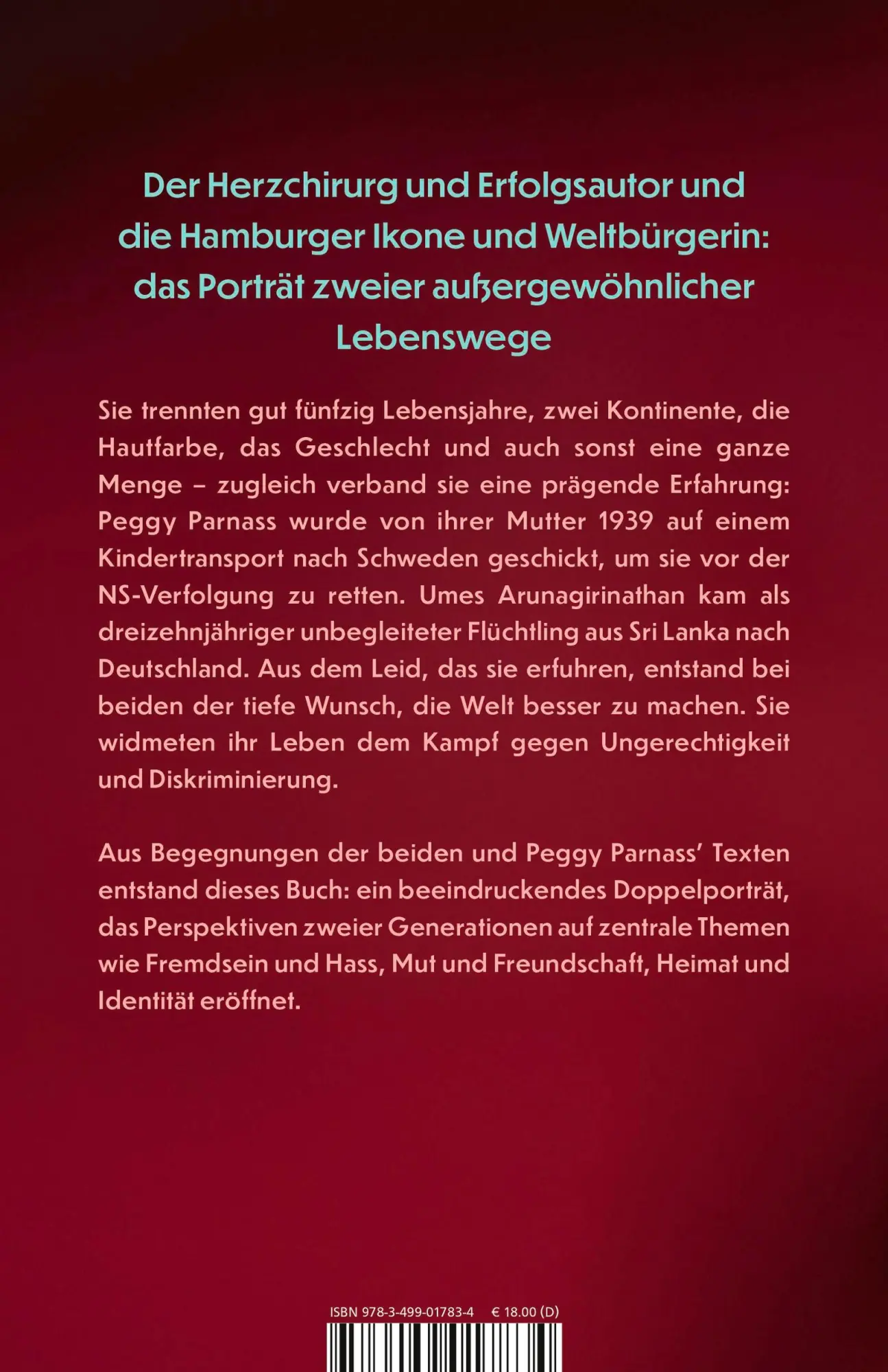 Rückseite: 9783499017834 | 'Grenzen akzeptieren wir nicht!' | Umes Arunagirinathan (u. a.) | Buch