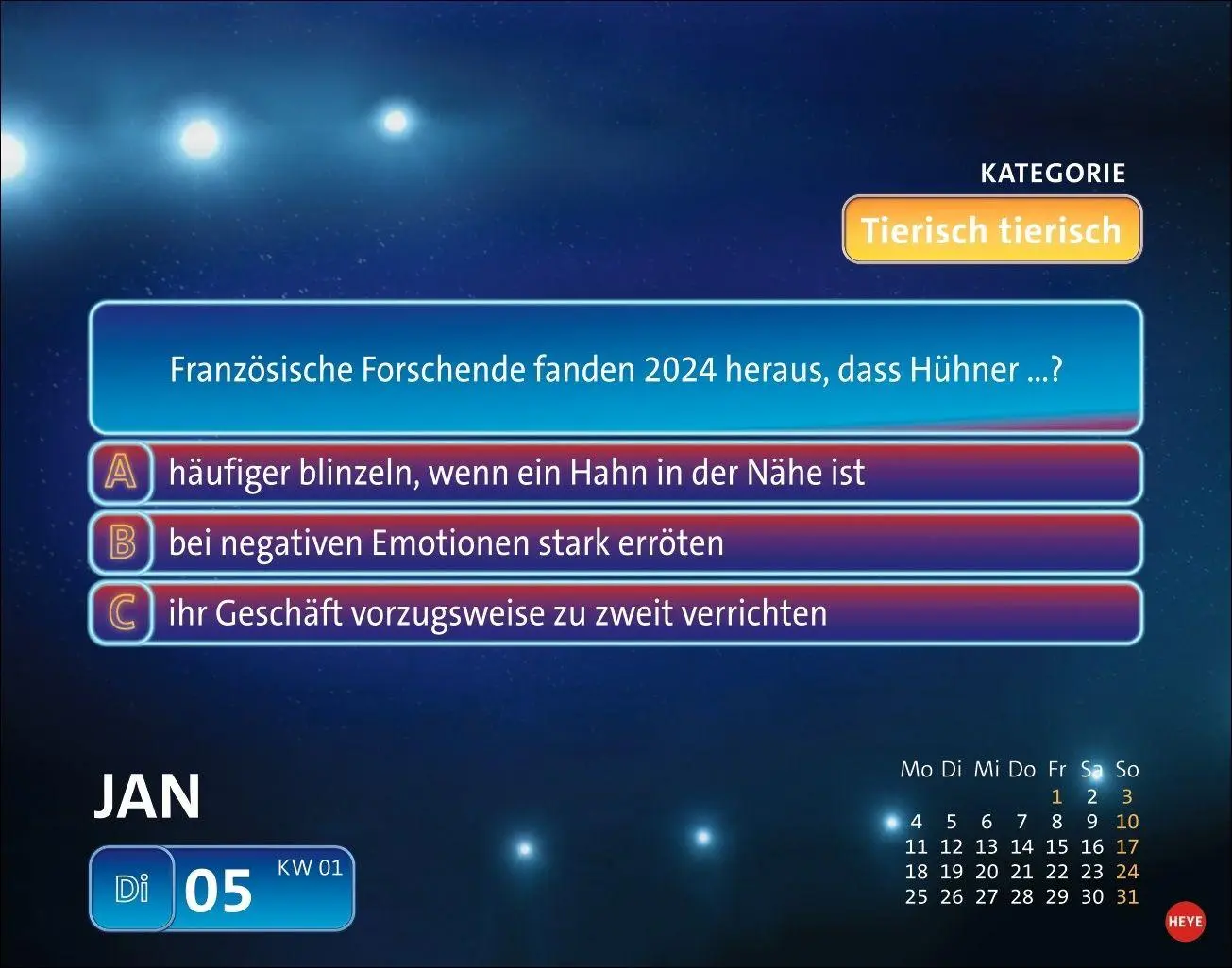 Bild: 9783756417834 | Wer weiß denn sowas? Tagesabreißkalender 2027 | Heye | Kalender | 2027