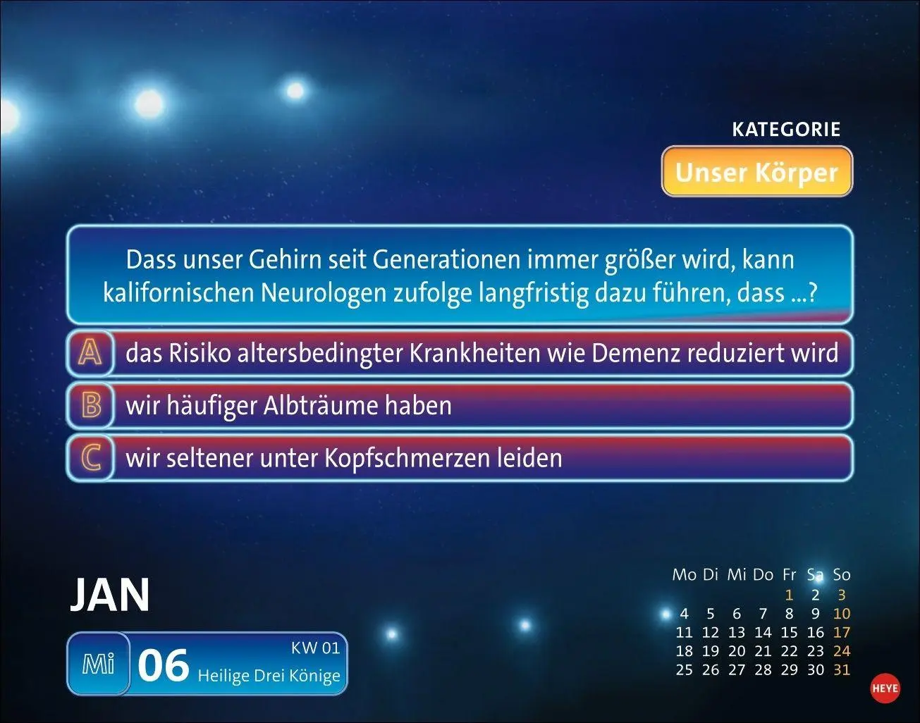 Bild: 9783756417834 | Wer weiß denn sowas? Tagesabreißkalender 2027 | Heye | Kalender | 2027