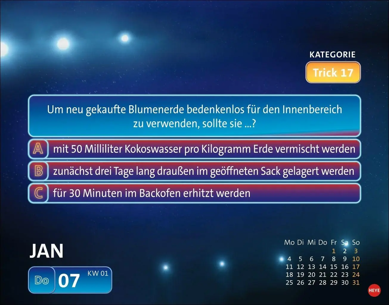 Bild: 9783756417834 | Wer weiß denn sowas? Tagesabreißkalender 2027 | Heye | Kalender | 2027