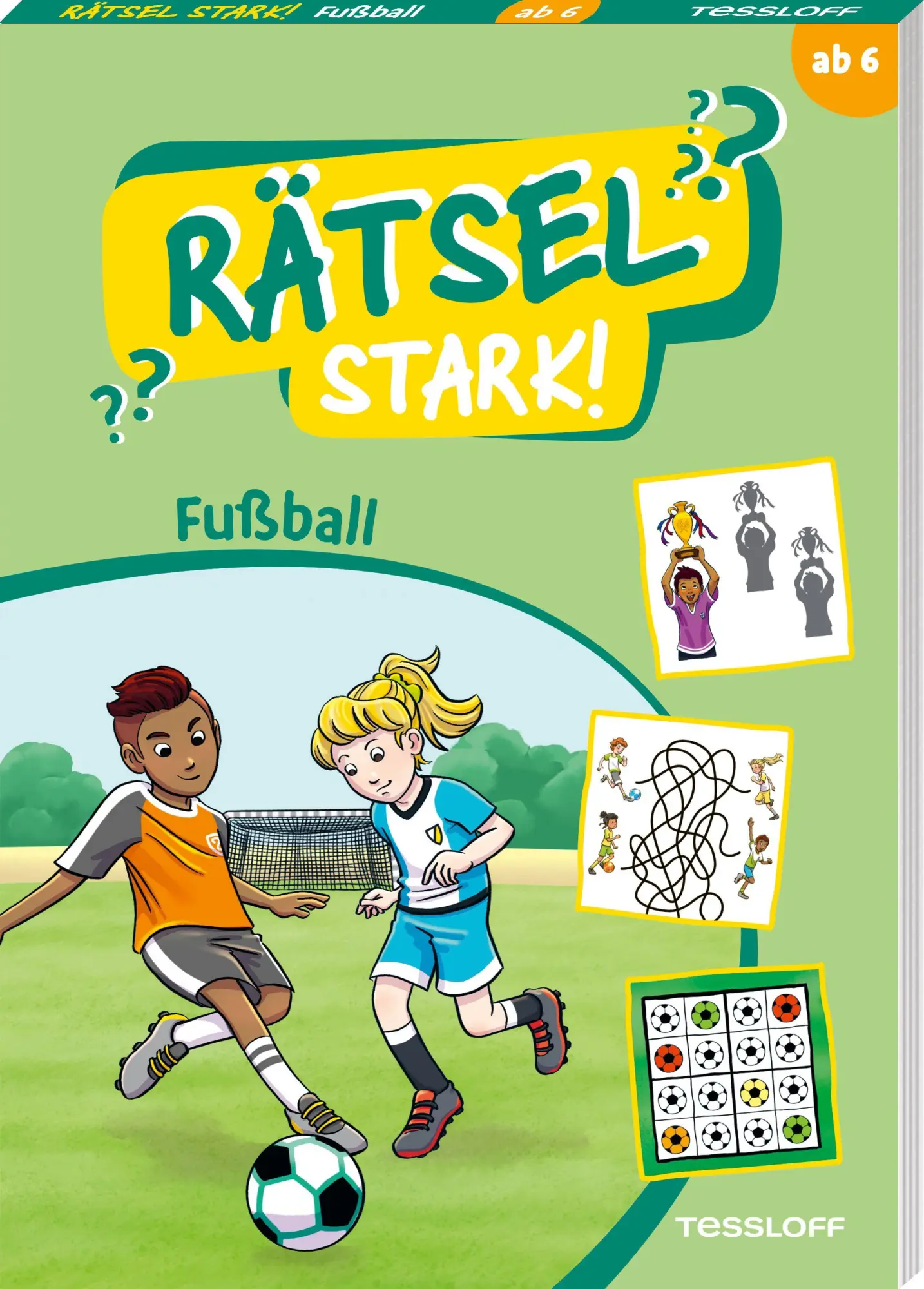 Cover: 9783788647834 | Rätselstark. Fußball | Bunter Rätselblock ab 6 Jahren | Betty van Bonn