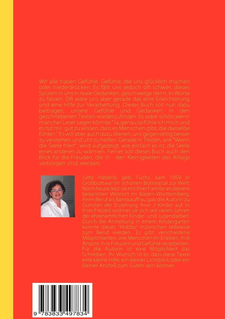 Rückseite: 9783833497834 | Wenn die Seele friert | Texte, die das Leben schrieb | Fuchs-Häberle