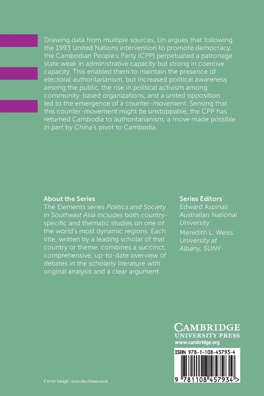 Rückseite: 9781108457934 | Cambodia | Kheang Un | Taschenbuch | Englisch | 2019