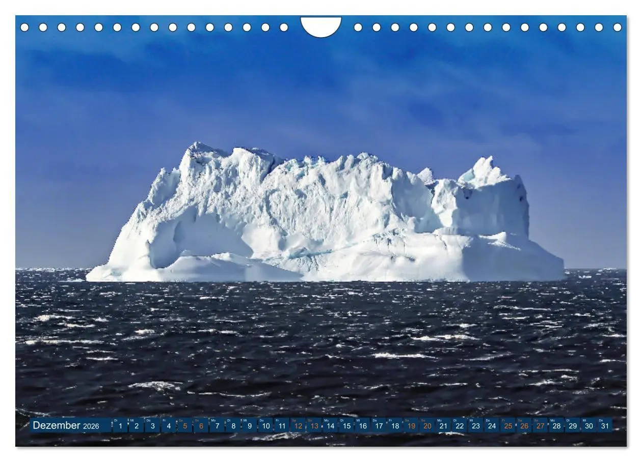 Bild: 9783457357934 | Berge aus Eis (Wandkalender 2026 DIN A4 quer), CALVENDO Monatskalender