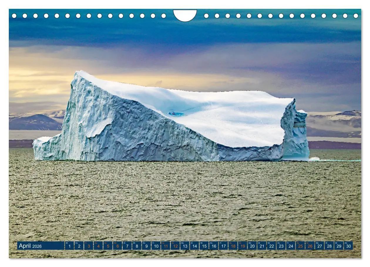 Bild: 9783457357934 | Berge aus Eis (Wandkalender 2026 DIN A4 quer), CALVENDO Monatskalender