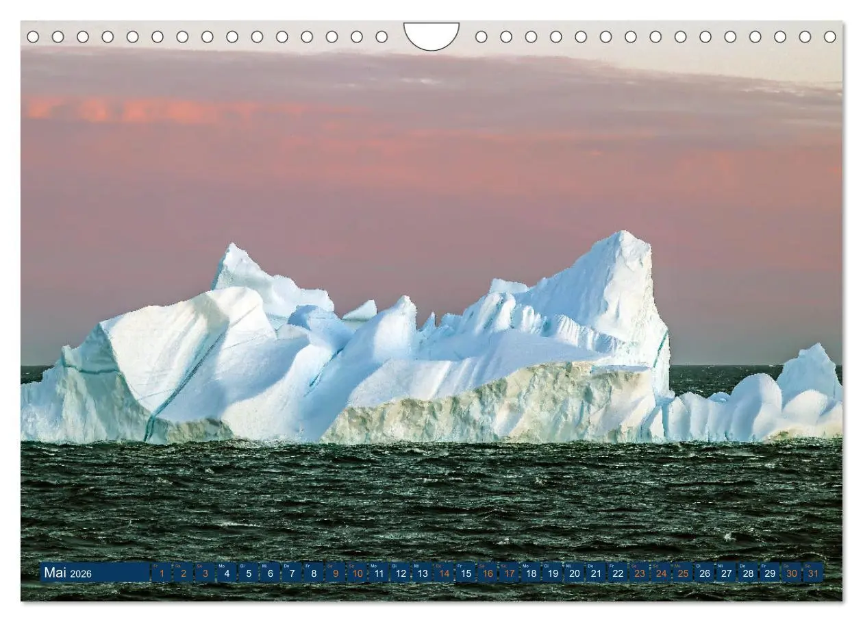 Bild: 9783457357934 | Berge aus Eis (Wandkalender 2026 DIN A4 quer), CALVENDO Monatskalender